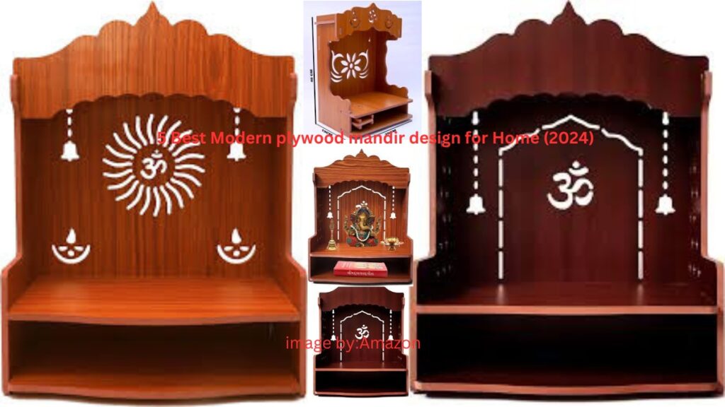 5 Best Modern plywood mandir design for Home (2024)